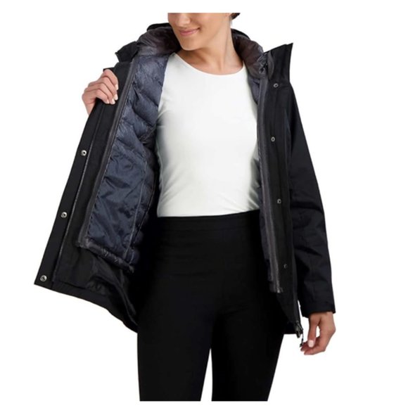 Gerry Women’s 3 in 1 Systems Vest-Jacket Coat Black NEW - Picture 5 of 7